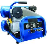 4 Gallon Twin Stack Portable Air Compressor; 2HP 115V 1PH Motor; 4.6CFM@90 PSI; 77lbs - Eagle Tool & Supply