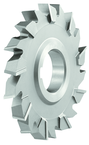 6 x 1/2 x 1-1/4 - Cobalt - Staggered Tooth Milling Cutter - 24T - Uncoated - Eagle Tool & Supply