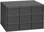 10-7/8 x 11-5/8 x 17-1/4'' (9 Compartments) - Steel Modular Parts Cabinet - Eagle Tool & Supply