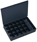 18 x 12 x 3'' - 21 Compartment Steel Boxes - Eagle Tool & Supply
