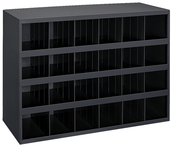 23-7/8 x 12 x 33-3/4'' (24 Compartments) - Steel Compartment Bin Cabinet - Eagle Tool & Supply