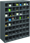 42 x 12 x 33-3/4'' (56 Compartments) - Steel Compartment Bin Cabinet - Eagle Tool & Supply