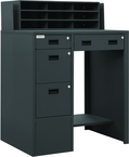 Stationary File Work Station and Stand Up Desk - Eagle Tool & Supply