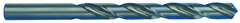 17.00mm; Jobber Length DIN 338; High Speed Steel; Black Oxide; Made In U.S.A. - Eagle Tool & Supply