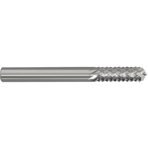 3/16 × 5/8 × 3/16 × 2 Solid Carbide Router - Drill Point Style - Eagle Tool & Supply