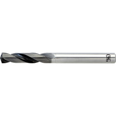 6.7 mm Dia. × 8 mm Shank × 34 mm Flute Length × 88 mm OAL, 3xD, WXL, 2 Flute, Coolant Thru, Solid Carbide Drill - Exact Industrial Supply