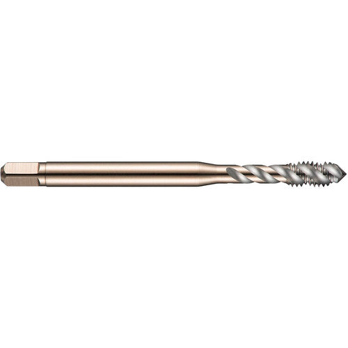 M4x0.70 HSS-E PM 3 Flute 6H 45 Degree Machine Tap Spiral Flute-Bright E-code # E002M4 - Eagle Tool & Supply