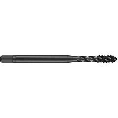 M6x1.0 HSS-E PM 3 Flute 6H 45 Degree Machine Tap Spiral Flute-Steam Oxide E-code # E003M6 - Eagle Tool & Supply
