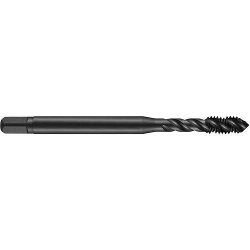 M4x0.70 HSS-E PM 3 Flute 6H 45 Degree Machine Tap Spiral Flute-Steam Oxide E-code # E003M4 - Eagle Tool & Supply