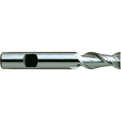10 × 10 × 40 × 120 mm 2 Flute Square End Carbide End Mill-Plain Shank
