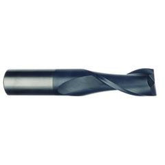3/4 Dia. x 5 Overall Length 2-Flute Square End Solid Carbide SE End Mill-Round Shank-Center Cut-Uncoated - Eagle Tool & Supply