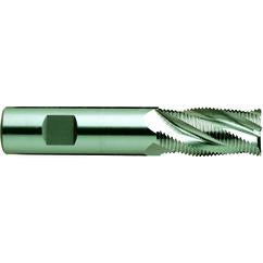 3/4 X 3/4 X 1-5/8 X 3-7/8 4Fl Reg CC Fine Rougher M42 TiAlN-Futura Coated - Eagle Tool & Supply