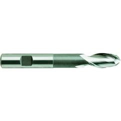 3/8 X 3/8 X 3/4 X 1-3/4 X 3-11/16 2Fl Ext SE Ball HSS - Eagle Tool & Supply