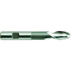 3/8 X 3/8 X 3/4 X 1-3/4 X 3-11/16 2Fl Ext SE Ball HSS - Eagle Tool & Supply