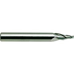3/16-1/2-1-1/4-4 7 Deg 3Fl Reg Tapered Carb TiAlN-Extreme Coated - Eagle Tool & Supply
