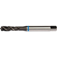 M6x1.0 HSS-E PM 3 Flute 6H 40 Degree Blue Shark Machine Tap Spiral Flute-Super-B E-code # E628M6 - Exact Industrial Supply