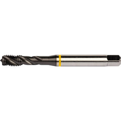 ‎#8-32 HSS-E PM 3 Flute 2B 40 Degree Yellow Shark Machine Tap Spiral Flute-TiAlN/Top E-code # E8088-32 - Eagle Tool & Supply