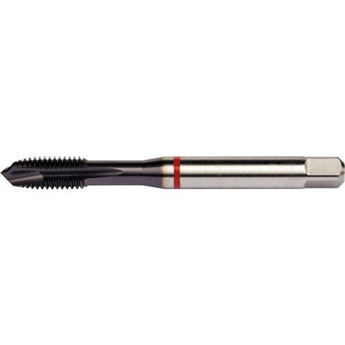 ‎1/4-20 3 Flute H5 HSS-E PM DIN ANSI Machine Tap - Red Shark for Alloy Steels - Plug Style E-code # E8111/4 - Eagle Tool & Supply