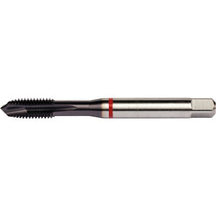 ‎#6-32 3 Flute H2 HSS-E PM DIN ANSI Machine Tap - Red Shark for Alloy Steels - Plug Style E-code # E8116-32 - Eagle Tool & Supply