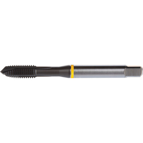 ‎1/4-28 3 Flute H4 HSS-E PM DIN ANSI Machine Tap - Yellow Shark for Low Alloy Steels - Plug Style E-code # E9091/4 - Eagle Tool & Supply