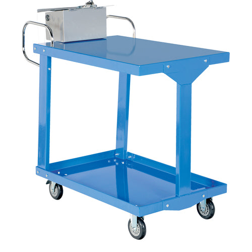Easy Access Stock Truck W/Table 24 × 36 - Exact Industrial Supply