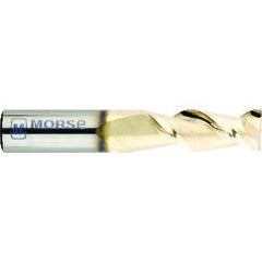 1" Dia. - 3" LOC - 6" OAL - .007 - .010 Radius 2 FL Carbide S/E HP End Mill-Bright - Eagle Tool & Supply