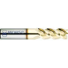 5/8" Dia. - 3-1/2" OAL - Ball Nose-Solid Carbide - Bright-Ball Nose End Mill-2 FL - Eagle Tool & Supply
