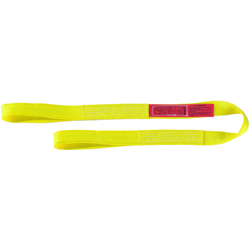 EE1601NFX3 1″ × 3' Eye and Eye 1-Ply Web Nylon Sling - Eagle Tool & Supply