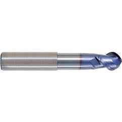 10MMX2FL BALL STUB W/NECK TICN EM - Eagle Tool & Supply