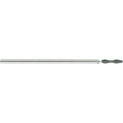 1/8 X 1/8 X 5/8 X 1 X 4 X .120 2Fl Long Reach H-30 Ball Diamond Coated - Eagle Tool & Supply