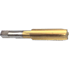 ‎12-24 Dia-H3-4 FL-TiN HSS-Plug Hand Tap - Eagle Tool & Supply