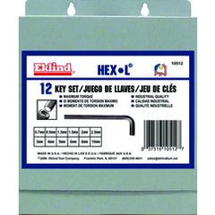 12PC MM HEX-L KEY SET - Eagle Tool & Supply