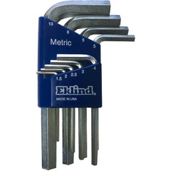 9PC MM BRIGHT HEXL SET - Eagle Tool & Supply