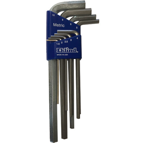 9PC MM BRIGHT HEXL SET - Eagle Tool & Supply