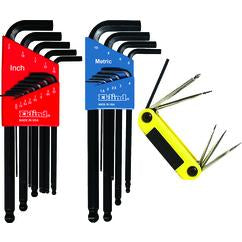 28PC HEX-L KEY 3-PACK - Eagle Tool & Supply
