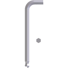 10.0 mm Long Arm-7 1/2″ Arm Length - Ball End Hex Key - Eagle Tool & Supply