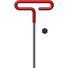 5/16″ T-Handle-9″ Arm Length - Hex Driver with Cushion Grip - Eagle Tool & Supply