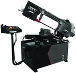 8 x 13" Mitering Bandsaw 45° Right Head Movement; Variable 80-310 Blade Speeds (SFPM) 30" Bed Height; 1-1/2HP; 115/230V; 1PH CSA/UL Certified Motor Prewired 115V - Eagle Tool & Supply