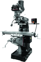 9 x 49" Table Variable Speed Mill With 3-Axis ACU-RITE DP700 (Knee) DRO and X - Y-Axis JET Powerfeeds - Eagle Tool & Supply