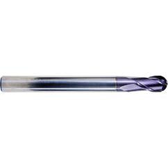 3/16 X 1/4 X 1/2 X 3-1/8 2Fl H-30 Med Ball W/ Neck X-Power - Eagle Tool & Supply