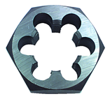 30.0 x 1.50 Carbon Steel Metric Thread Hexagon Die - Eagle Tool & Supply