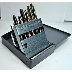 18 Pc. Tap and Drill Set #6 thru 1/2″ Tap -#36 thru 27/64″ Drill - Eagle Tool & Supply