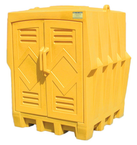 4 DRUM ALL POLY OUTDOOR STORAGE BUIL - Eagle Tool & Supply