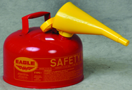 2 GAL TYPE I SAFETY CAN W/FUNNEL - Eagle Tool & Supply