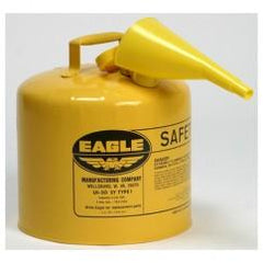 5 GAL TYPE I SAFETY CAN W/FUNNEL - Eagle Tool & Supply