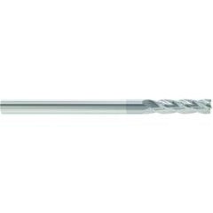 1/4 Dia. x 4 Overall Length 4-Flute Square End Solid Carbide SE End Mill-Round Shank-Center Cut-TiAlN - Eagle Tool & Supply