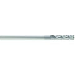 5/8 Dia. x 6 Overall Length 4-Flute Square End Solid Carbide SE End Mill-Round Shank-Center Cut-Uncoated - Eagle Tool & Supply