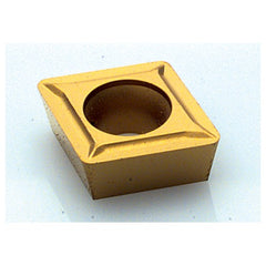 CPGT 432 GP ME425, 0.187″ Thick, 1/2″ Inscribed Circle, TiAlN, 80° Diamond, Turning Indexable Insert - Eagle Tool & Supply