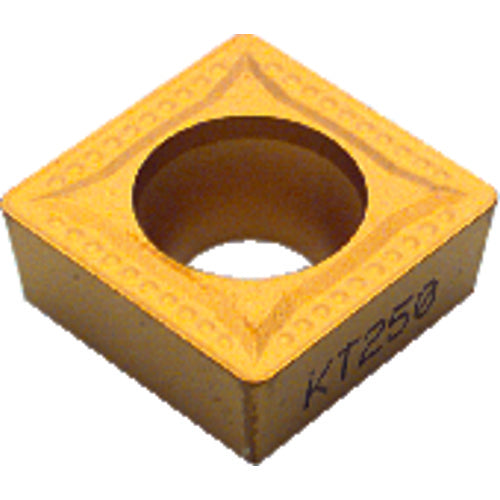SCMT 32.51 F41 PT1115, 0.016'Ä≥ Corner Radius, 0.156'Ä≥ Thick, 3/8'Ä≥ Inscribed Circle, TiN|TiCN|Al2O3|TiN, Square, Turning Indexable Insert - Eagle Tool & Supply