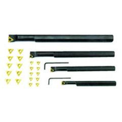 4 Pc. RH Boring Bar Set with 20 Inserts - Eagle Tool & Supply